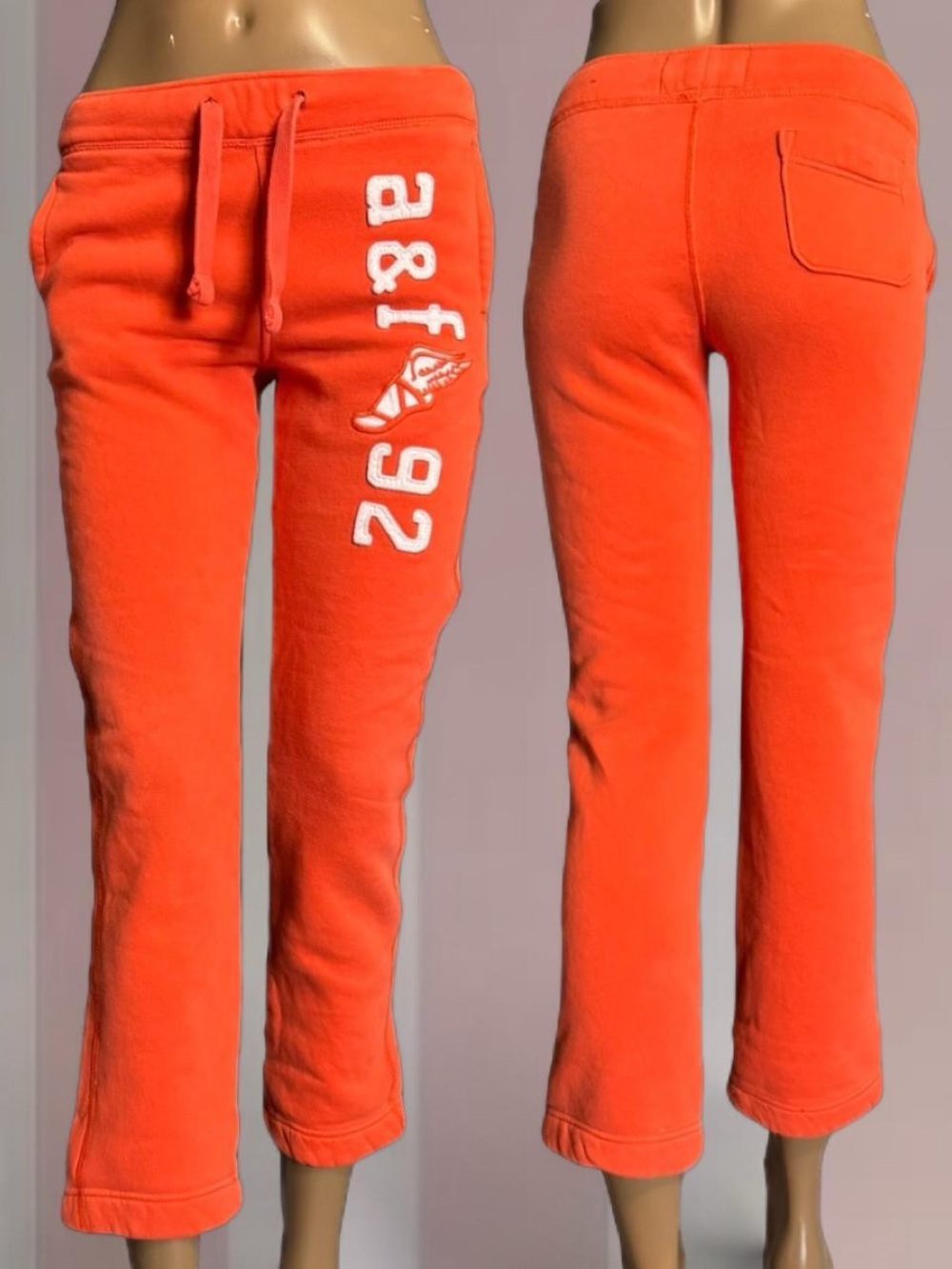 Abercrombie & Fitch Y2K Orange Capri Sweatpants
